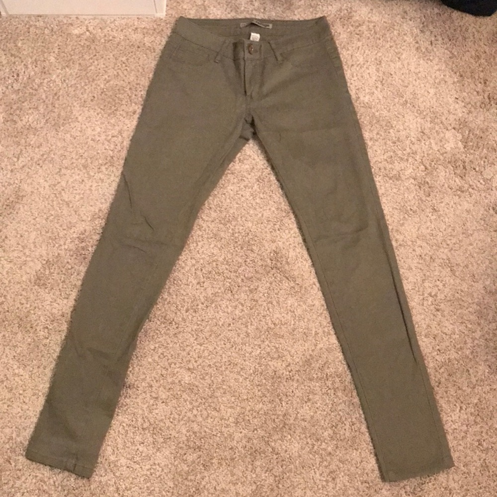 Olive green pants